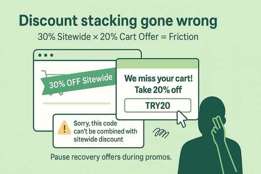 Discount stacking gone wrong... good way to annoy me.