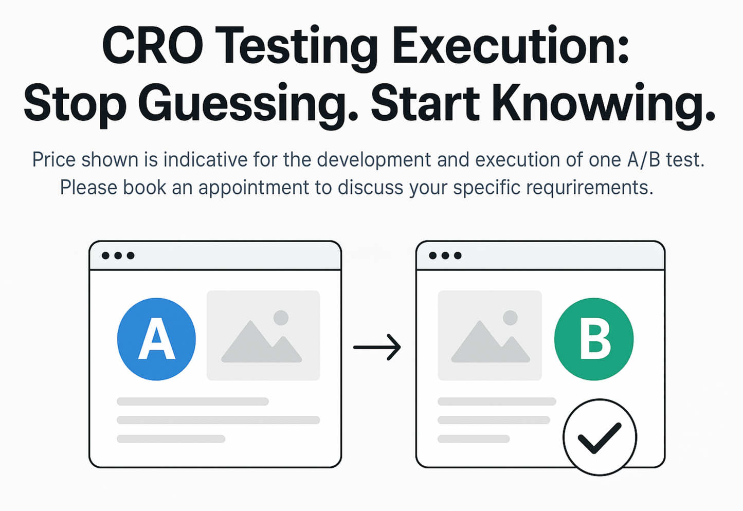 A/B Testing Services for eCommerce & B2B | CRO Test Execution