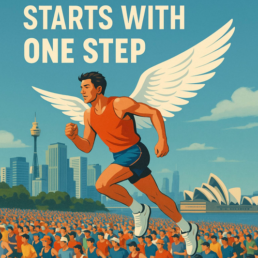 🏃♂️ The first step is never over the finish line.